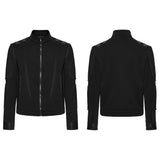 Ungula Gothic Knit Hooded Zipped Jacket Men's