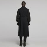 Charnel Gothic Woven Napoleon Sleeveless Jacket  Men's