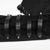 Morpheus Men's Gothic Woven Jacket in Black