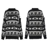 Argentea Gothic Knit Skull Sweater