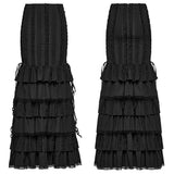 Black Lily Women's Victorian Vintage Skirt in Black
