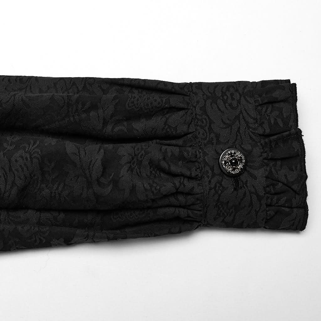 Gothic Renegade Button-Up Top - PunkRave
