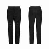 Lilith Men's Gothic Cyber Tech Trousers in Black