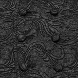 Moreau Men's Gothic Brocade Waistcoat Vest in Black