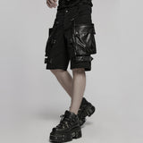 Melusine Men's Gothic Shorts in Black