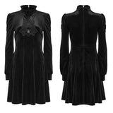Buttress Women's Gothic Embroidered Dress in Black