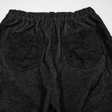 Hemlock Buckle Denim Wide Leg Baggy Trousers