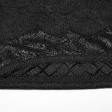 Thornfield Men's Gothic Victorian Brocade Pants in Black