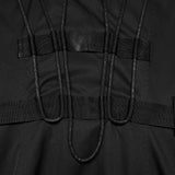 Cenotaph Men's Gothic Techwear Coat in Black