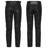 Athair Gothic Embroidered Woven Pants Men's