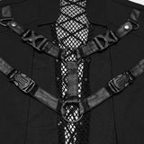 Morpheus Men's Gothic Woven Jacket in Black