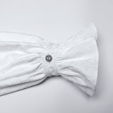Outcast Victorian Gothic White Jacquard Ruffle Cuff Shirt Men's