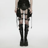 Mercurial Women's Punk Thigh Holster Bag in Black