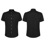 Chancel Men's Gothic Shirt in Black