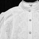 Cenotaph Men's Gothic Shirt in White