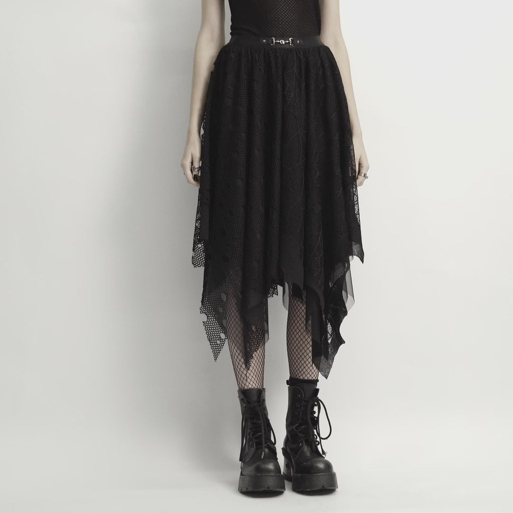 Jadis Gothic Lace Mesh Skirt — product video