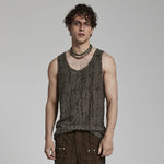 Oblivion Tank Top (Brown) - PunkRave