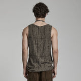 Oblivion Tank Top (Brown) - PunkRave