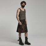Oblivion Tank Top (Brown) - PunkRave
