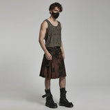 Oblivion Tank Top (Brown) - PunkRave