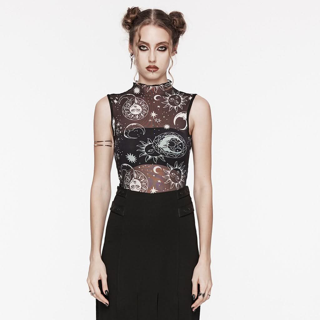 Esoteric Mesh Top - PunkRave