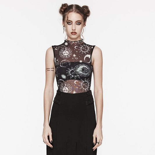 Esoteric Mesh Top - PunkRave