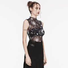Esoteric Mesh Top - PunkRave