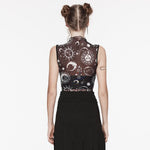 Esoteric Mesh Top - PunkRave