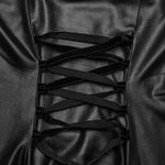Eremitic PU Slip Dress - PunkRave