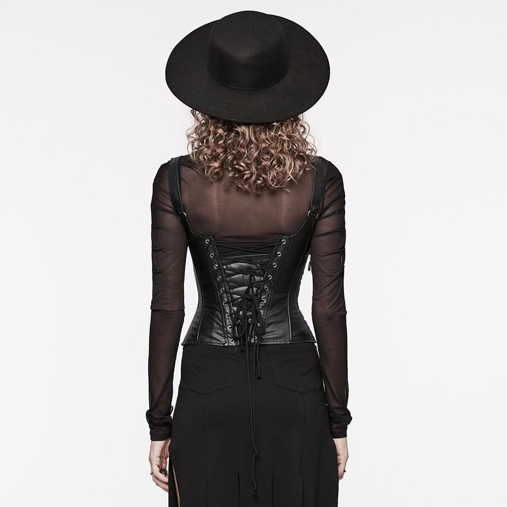 Gothenburg PU Corset - PunkRave