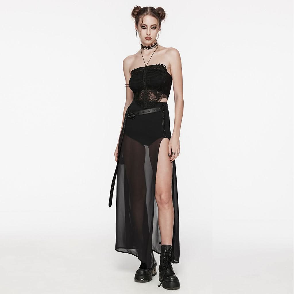 Crepuscular A-Line Skirt - PunkRave