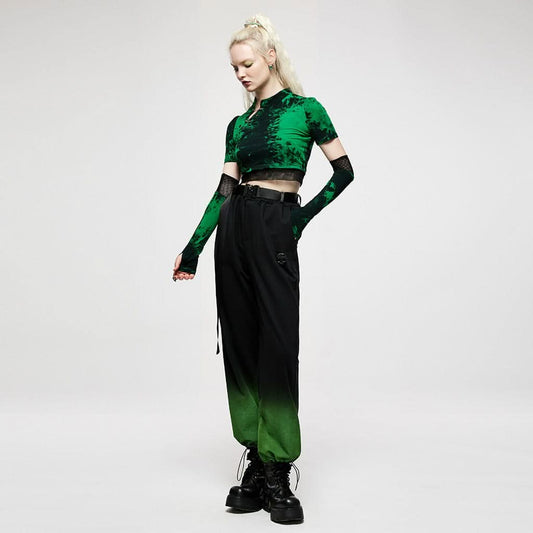 Jasmine Tie-Dyed Crop Top - PunkRave
