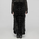 Vehemence Velvet Skirt - PunkRave