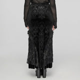 Vehemence Velvet Skirt - PunkRave