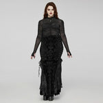 Vehemence Velvet Skirt - PunkRave