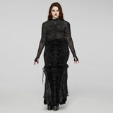 Vehemence Velvet Skirt - PunkRave