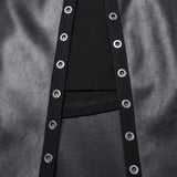 Hexmor Faux Leather Skirt - PunkRave
