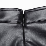 Hexmor Faux Leather Skirt - PunkRave