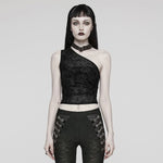 Oracle Printed Top (Black) - PunkRave