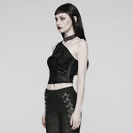 Oracle Printed Top (Black) - PunkRave