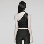 Oracle Printed Top (Black) - PunkRave
