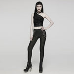 Oracle Printed Top (Black) - PunkRave