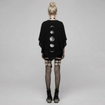 The Shawl Ritual — gothic shawl set on model, back view