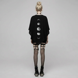 The Shawl Ritual — gothic shawl set on model, back view